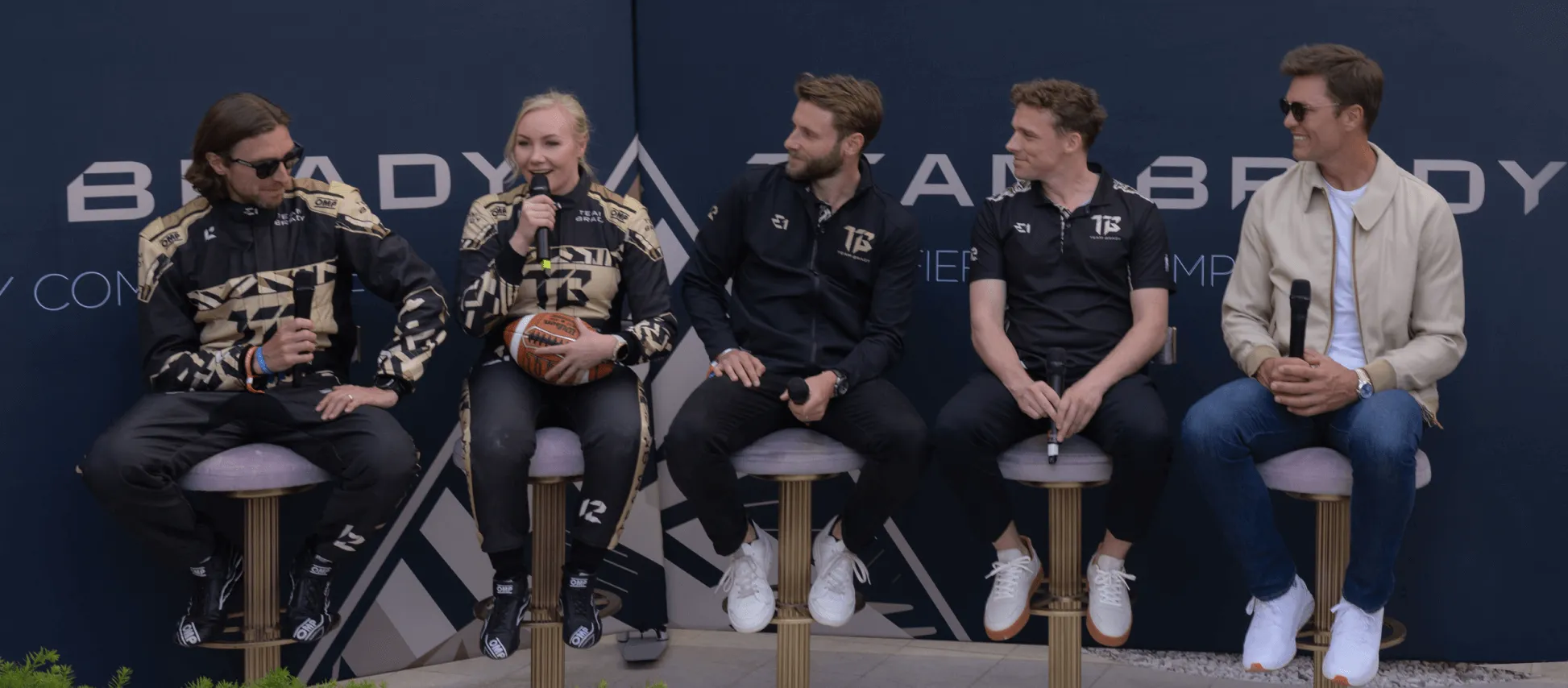 team at a conference